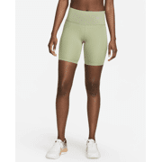 Nike - W NK DF TGHT SHORT NV Women's Tight Mid-Rise Ribbed-Panel Running Shorts with Pockets - Loopshort
